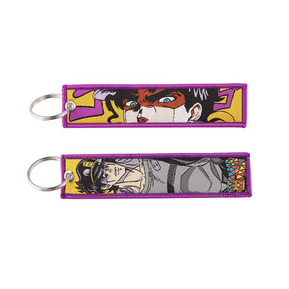 Coole Anime Schlüsselanhänger / 100 Varianten / Beidseitig bestickt - NerdyGeekStore