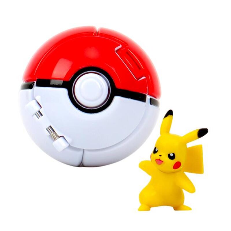 Pokemon Pokeball mit Figur / Throw & Pop / Viele Pokemon zum Sammeln - NerdyGeekStore