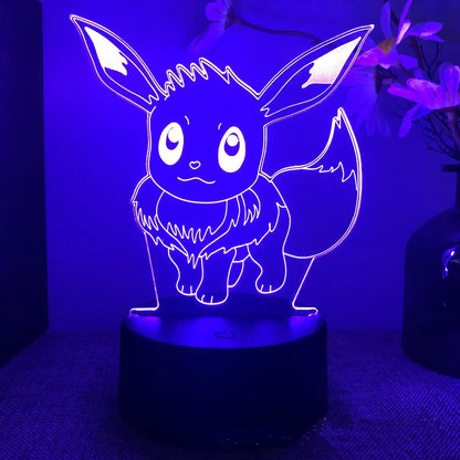 Pokemon 3D LED Lampen / Nachtlichter / 7 Farben - NerdyGeekStore