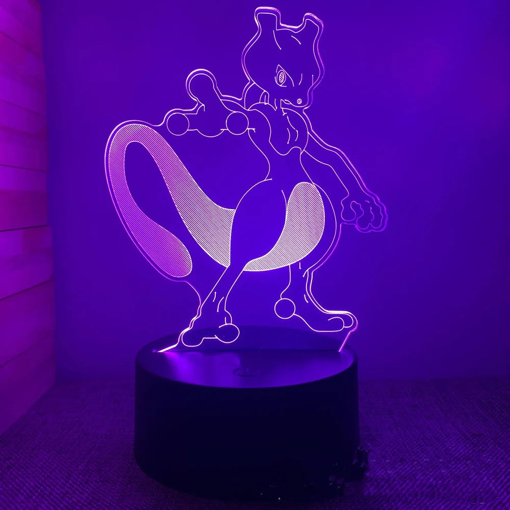 Pokemon 3D LED Lampen / Nachtlichter / 7 Farben - NerdyGeekStore