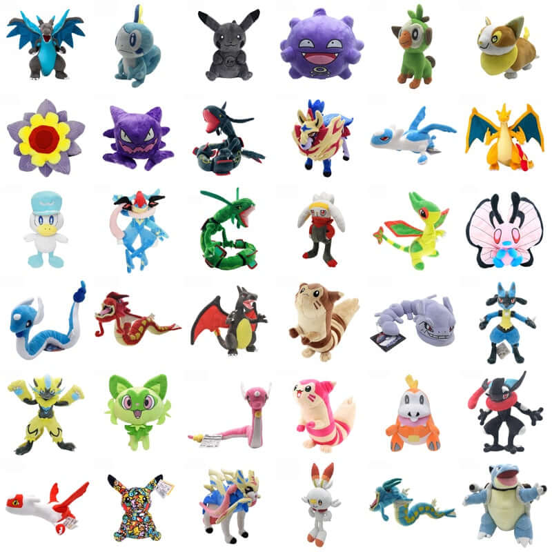 Pokemon Mega Evolution Plüschtiere / Viele Pokemon und Größen - NerdyGeekStore