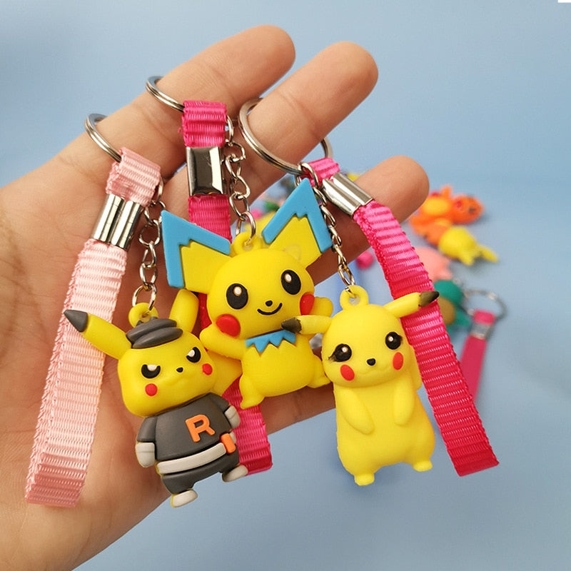 Pokemon Schlüsselanhänger Set / Zufällige Schlüsselanhänger