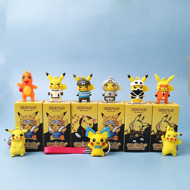 Kaufe Pokemon-Schlüsselanhänger mit großer Figur und Spiegel, Purin,  beliebtes koreanisches Spielzeug für Kleinkinder