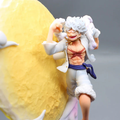 Anime One Piece Ruffy Gear 5 Figur / LED Lampe / 29cm - NerdyGeekStore