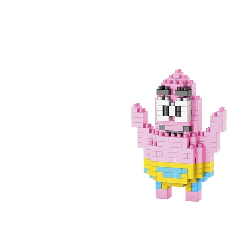 SpongeBob Schwammkopf Brick Baustein Figuren / Lego kompatibel - NerdyGeekStore