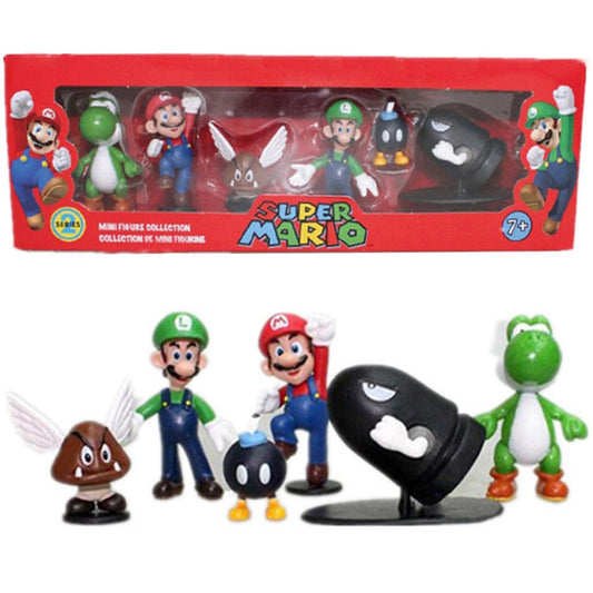 Super Mario Sammelfiguren / 4 Sets / 4-7 cm groß - NerdyGeekStore