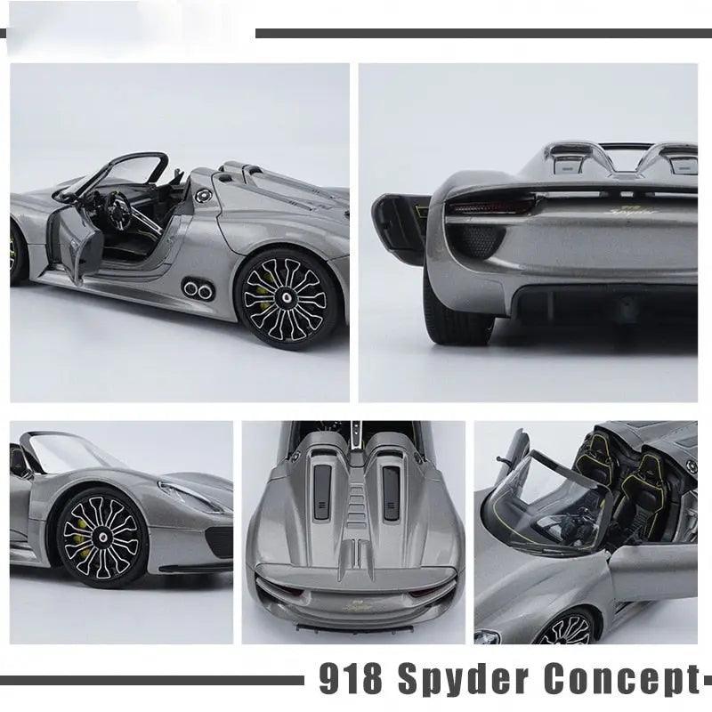 Welly / Porsche 918 Spyder Modellauto / Maßstab 1:24 - NerdyGeekStore