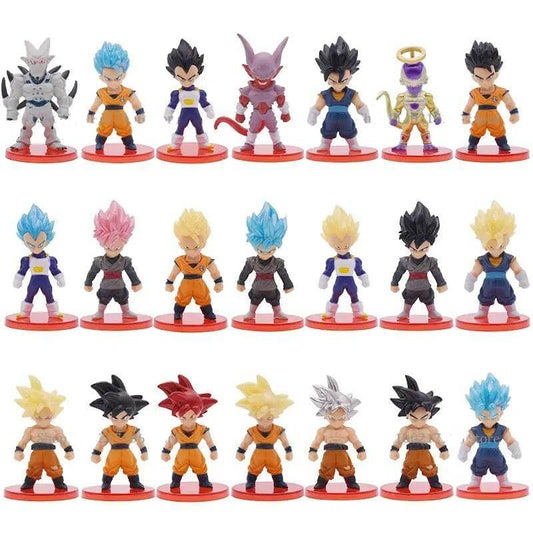 Dragon Ball Z Figuren als Kollektion (21 Stück) / Son Goku, Vegeta & mehr - NerdyGeekStore