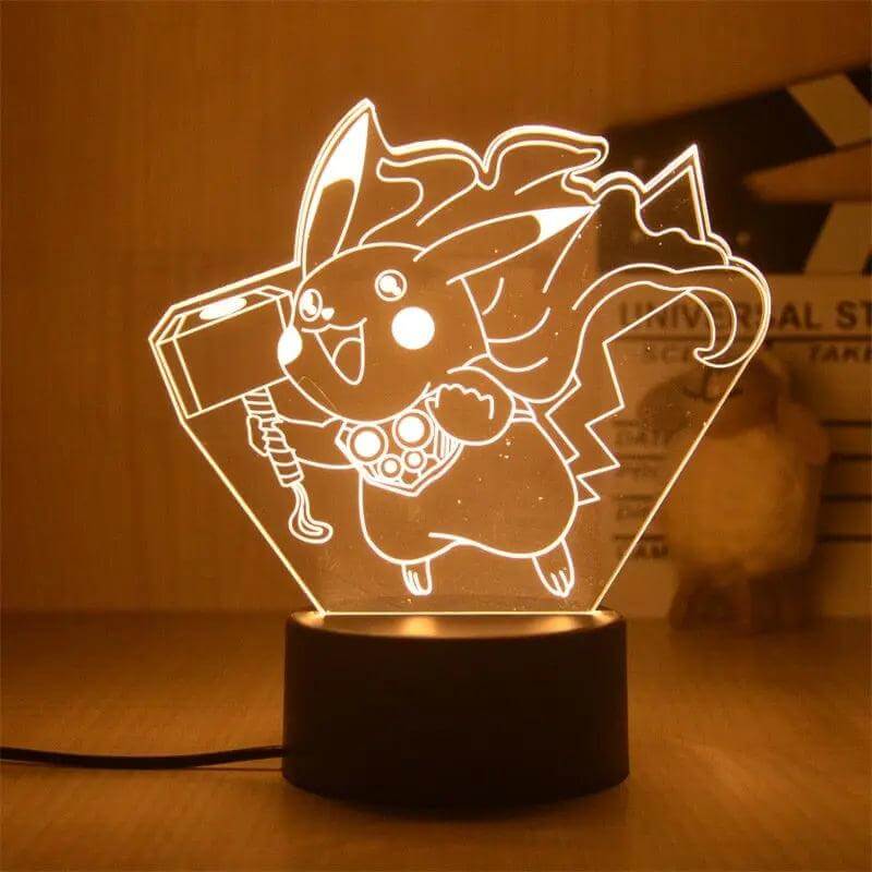 Pokemon 3D-LED Lampe / Nachtlicht / Viele Varianten - NerdyGeekStore